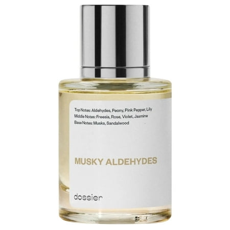Dossier Musky Aldehydes Eau de Parfum, Inspired by Byredo's Blanche, Unisex Perfume, 1.7 oz