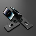 thumbnail image 4 of Elegant Choise Phone Case with Ring Stand for iPhone 14 Pro Max/14 Pro/14 Plus/14 Shockproof Armor Cover, Black, 4 of 15