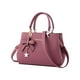 thumbnail image 5 of Bolso de mano para mujer, estilo hobo, de gran capacidad, moderno, con cremallera, para el hombro Rosa oscuro, 5 of 9
