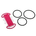 thumbnail image 1 of Mini Soporte de Teléfono Portátil para Mochilero Gomitas Elásticas de Silicona, Accesorio Deportivo Rosado, 1 of 9