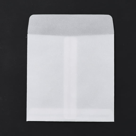 Rectangle Translucent Parchment Paper Bags for Gift Bags and Shopping Bags Clear 13.45cm bag: 11x11x0.03cm