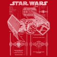 thumbnail image 2 of Mens Star Wars TIE Fighter Schematic Lightweight Hoodie, 2 of 4