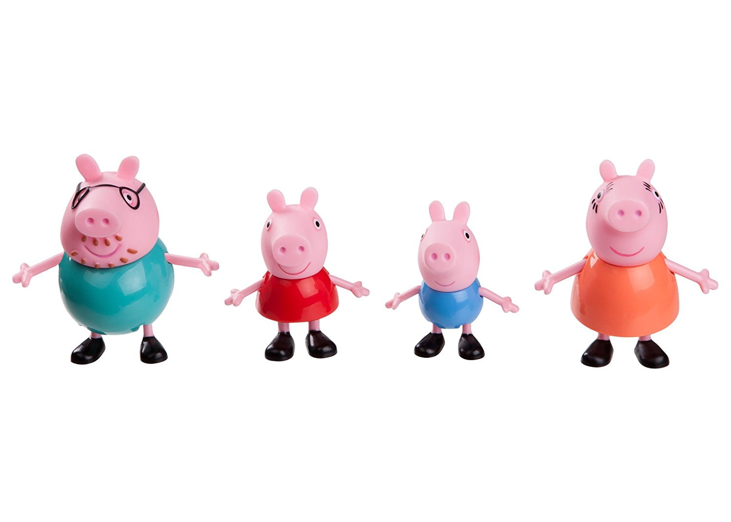 Details about   NEW Peppa Pig and Family 3" Figure Playset Peppa George Daddy Mommy 
