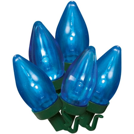 led super bright incandescent blue style c7 lights 25 led super bright incandescent blue style c7 lights 25