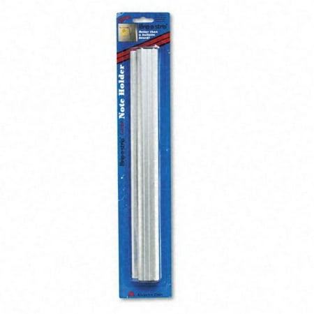 Length Display Rail - ADVANTUS Grip-A-Strip Display Rail, Large Note Holder, 12 Inches Long, Satin Aluminum Finish (1025)