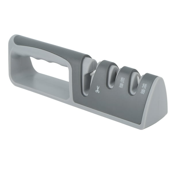 Herramienta Para Afilar Cuchillos, Afilador De Cuchillos De Acero De Tungsteno Seguro Ergonómico De Dos Etapas Para Cocina