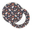 thumbnail image 2 of KLL Cute Puppy Round Bar Chair Cushion Cover 12 inch ,Bar Stool Protector with Elastic, Soft Washable, 2 of 6