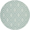 thumbnail image 4 of SAFAVIEH Dhurries Slater Geometric Area Rug, Light Blue/Ivory, 4' x 6', 4 of 10