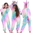 thumbnail image 4 of Pijama de unicornio para niño y niña, ropa de dormir, mono, unicornio, Kigurumi, Panda de invierno, 4 of 4