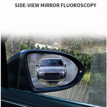 2-Pack Car Mirror Rain Protector | Anti-Glare Anti-Fog Waterproof Film For Trucks & Cars