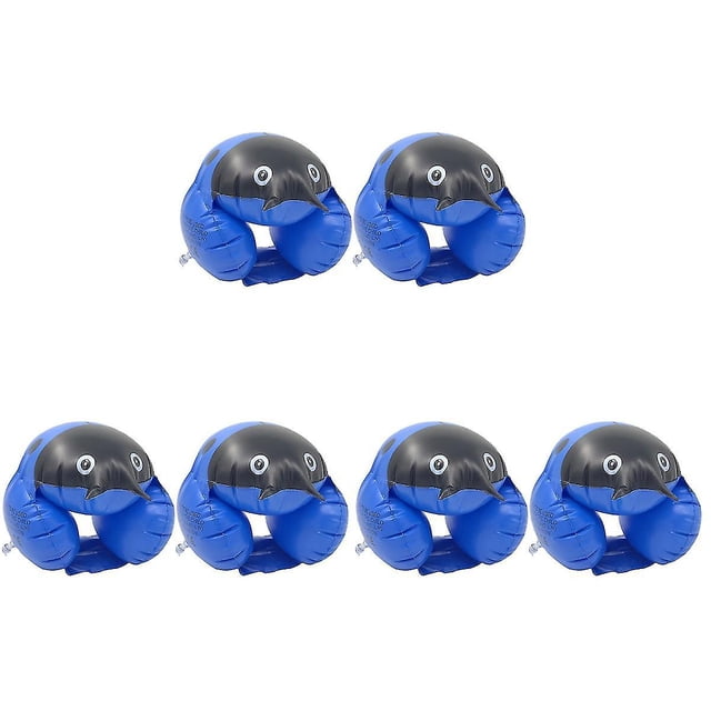 6 Pcs Swimming Arm Circle Safe Thicken Double Airbag Swim Float Ring Ladybug Design Inflatable Swimi_Perfect Gift