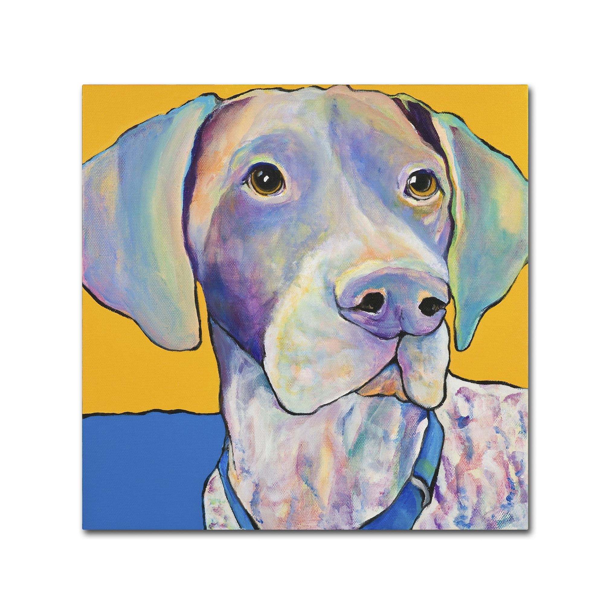 Trademark Fine Art "Blue" Canvas Art by Pat Saunders-White