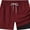 Winered, variant on Mens Swim trunks Swim Shorts Quick Dry 5 inch Inseam Beach Shorts with Compression Liner and Zipper Pockets