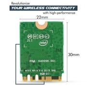 HighZer0 Electronics AX200 Wi-Fi 6 Adapter | Dual-Band 802.11ax M.2 Wifi Card for PC | Up to 2.4 Gbps | No vPro | Supports Bluetooth 5.2 & Intel, AMD AX200NGW
