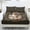 Black-Easter Bunny Flower, variant on Kuiaobaty Cat Galaxy Butterfly Print Bed Sheet Set with Pillowcase Breathable Elastic Bedding Sets Deep Pocket Fitted Sheet Set Twin XL Size