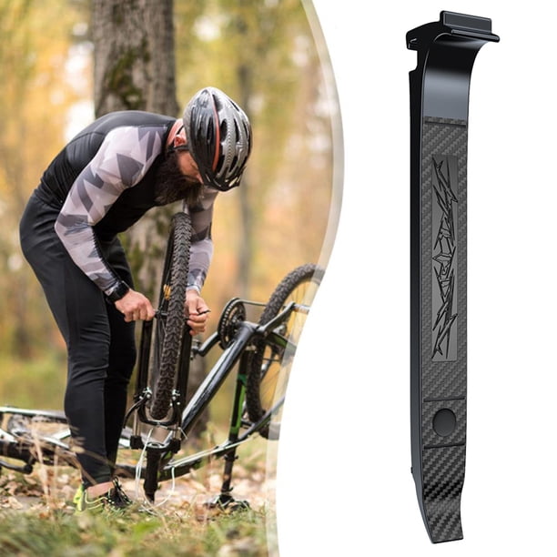 ENLEE - Palanca para neumáticos de bicicleta, palanca para neumáticos de ciclismo, barra de palanca, abridor de neumáticos (negro)