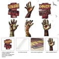 thumbnail image 5 of Coolmade Halloween Decorations Beware Signs Yard Stakes Outdoor Creepy Assorted Warning Sign,Scary Zombie Theme Party Decor Supplies,6 Pieces,16.5" x 12.2", 5 of 7