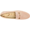 thumbnail image 5 of Sam Edelman Loraine Pink Lotus Almond Toe Slip On Stacked Heel Fashion Loafers (Pink Lotus, 10), 5 of 6
