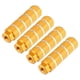 thumbnail image 1 of 4uds BMX MTB Bicicleta Trasera Pie Clavijas Reposapiés Ajuste 3/8 Pulgada Ejes Amarillo, 1 of 1
