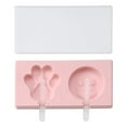 thumbnail image 1 of Molde para hielo, juego de moldes para paletas heladas, con tapa, fácil de quitar, silicona, bricolaje, con 12 palitos de plástico Xemadio 2033748, 1 of 9