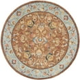 thumbnail image 4 of SAFAVIEH Bergama Michayla Oriental Wool Runner Rug, Brown/Blue, 2'3" x 12', 4 of 9
