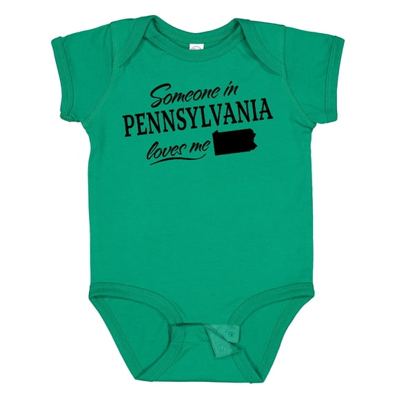 Inktastic Someone in Pennsylvania Loves Me Boys or Girls Baby Bodysuit