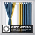 thumbnail image 4 of KAKOWELY Drapery Rings 80Pcs Plastic Curtain Rings Curtain Self-lock Circles Curtain Rings Drapery Rings3.15"X3.15"X0.39", 4 of 5