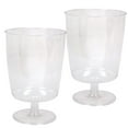 thumbnail image 4 of VeZee's Hanna K. Signature 8oz Footed Wine Stemware, Disposable Clear Plastic Wine Glass for Elegant Parties, Weddings & All Occasions:30 Cups, 4 of 4