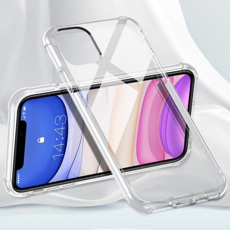 For iPhone 11 12 Mini X XS XR Case Plating Flat Sides Soft TPU Shockproof  Cover Phone Case For Apple iPhone 11 12 13 Pro Max