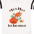 thumbnail image 3 of Inktastic 1st Birthday Woodland Fox Gift Baby Boy or Baby Girl Bodysuit, 3 of 4
