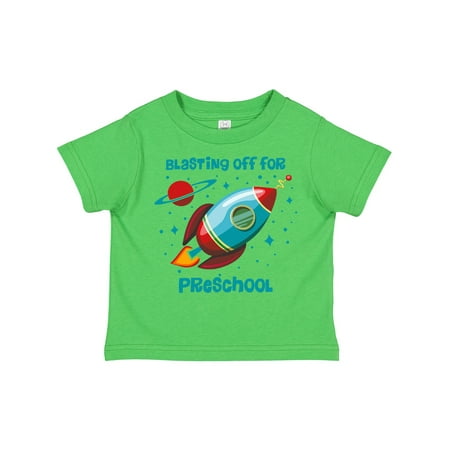 

Inktastic Blast off for Preschool Gift Toddler Boy or Toddler Girl T-Shirt