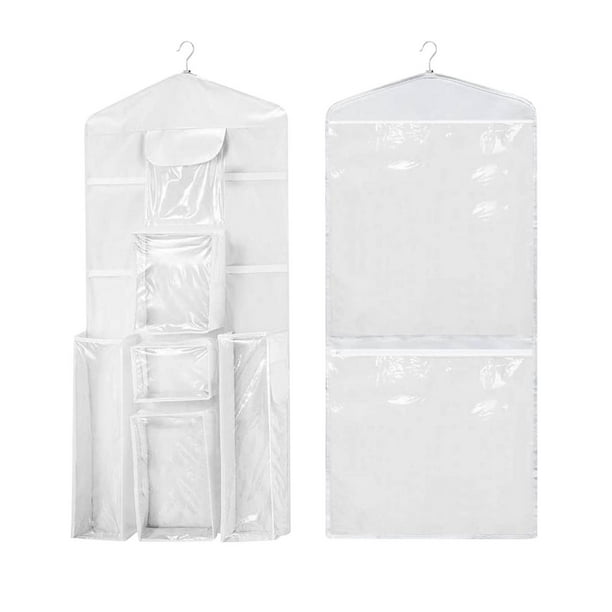 Hanging Double Sided Wrapping Paper Storage Organizer with Multiple