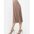 thumbnail image 3 of Falda plisada brillo sutil AMAD Casual para mujer Talla S, 3 of 5