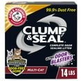 thumbnail image 3 of (2 pack) ARM & HAMMER Clump & Seal Multi-Cat Complete Odor Sealing Clumping Cat Litter, 14 lb, 3 of 15