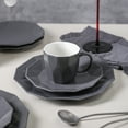 thumbnail image 5 of Stone Lain Jamie 16-Piece Dinnerware Set Porcelain, Grey, 5 of 6
