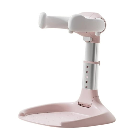 Soporte De Baño Ajustable Para Bebé, Soporte De Ducha Suave Para Bebé Recién Nacido, Aleación Rosa