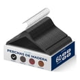 thumbnail image 1 of Ganchos de Madera Premium Serenelife, Ahorradores de Espacio, Resistentes, con Gancho Metálico Giratorio de 360°, para Abrigos, Pantalones y Vestidos, Negro, Pack 60, 1 of 7