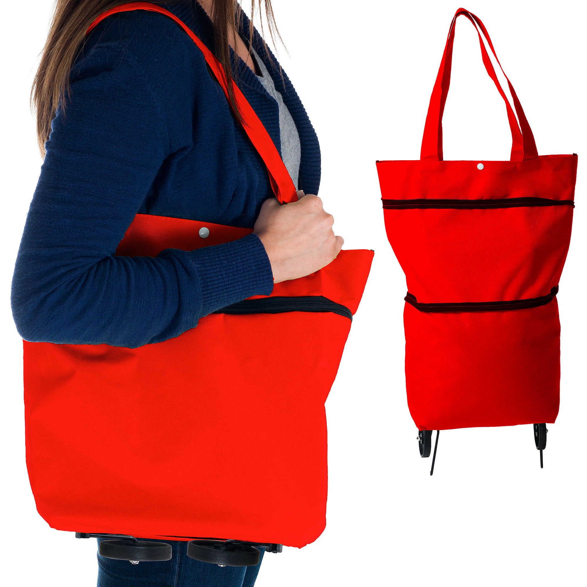 Eco-Friendly Foldable 2-Way Shopping Bag - 0