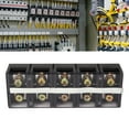 thumbnail image 4 of Screw Terminal Strip, Terminal Block High Toughness High Temperature Resistance 150A 600V  for Lighting for Tunnel Distribution 3 Positions 2003,4 Positions 2004,5 Positions 2005, 4 of 7