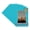 Aquamarine Blue, variant on Brittany Blue Picture Frame Mat for 8x12 Frames - Fits 6x9 Photos - 1 Mat