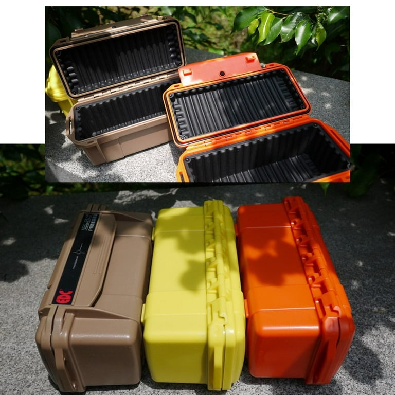 1pc Durable And Waterproof Plastic Toolbox, Shockproof Sealed Tool Case