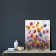 thumbnail image 5 of KLL Colorful Wildflower Meadow Print Canvas Wall Art, Canvas Painting Prints Canvas Art Wall Decor Home Decoration for Living Room Bedroom Office, 5 of 6
