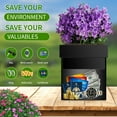 thumbnail image 4 of Steel Diversion Flower Pot Safe, Waterproof  Hidden Lock Box for Cash, Jewelry, Keys, Black, 4 of 6