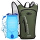 thumbnail image 1 of Maelstrom Mochila de hidratación, mochila de senderismo con vejiga de agua de 2 litros, chaleco de hidratación para correr, ciclismo, senderismo, rave para hombres y mujeres (verde militar, vejiga de, 1 of 1