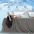 thumbnail image 3 of PHF Double Cooling Blanket for Hot Sleepers Queen Size, Arc-Chill Q-Max>0.5 with Double Cooling, Summer Blanket Absorbs Heat to Keep Cool All Night (Charcoal Grey, 90"x90"), 3 of 8
