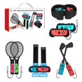 thumbnail image 3 of Juego de accesorios 10 en 1 para Nintendo Switch OLED, controlador NS Joycon, mango, pulsera de baile, Kit de Joystick para palos de Golf, 3 of 5