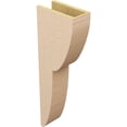 thumbnail image 5 of 6"W x 12"D x 36"H Thin Crestline Rough Cedar Woodgrain TimberThane Corbel, Primed Tan, 5 of 6