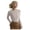 Khaki, variant on Women’s Velvet Neckline Long Sleeve Base Shirt for Women Apparel top