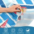 thumbnail image 4 of Yayeee Kitchen Valance Rod Pocket 54" x 18" Living Room Window Curtain, Yellow Sailboats, 4 of 6