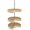 Almond, variant on Rev-A-Shelf Ld-2473-1836-1 Lazy Daisy Polymer Triple 3 Tier 18" Kidney Ribbed Bottom Mount